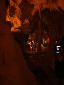 Percorso azzurro alle Grotte di Frasassi